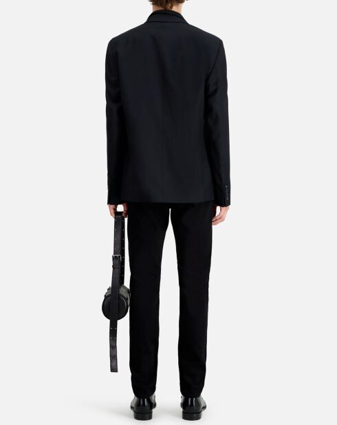 Veste de Costume 100% Laine noire