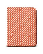 Etui passeport marron/beige - 14x10x2 cm