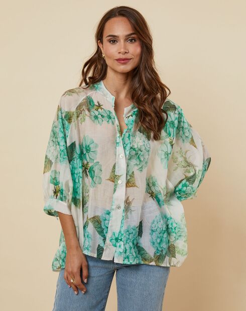 Chemise Gina verte