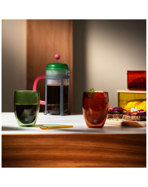 Cafetière à piston Java  multicolore  - 1 L