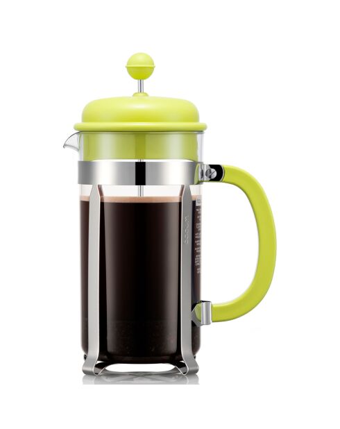 Cafetière à piston vert citron - 1 L