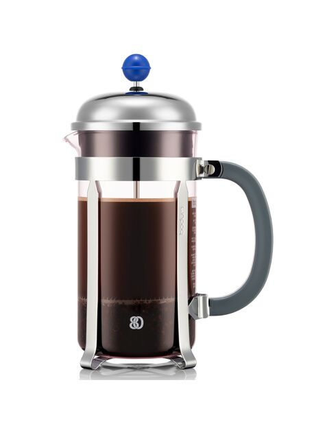 Cafetière à piston Chambord gris/chrome - 1 L