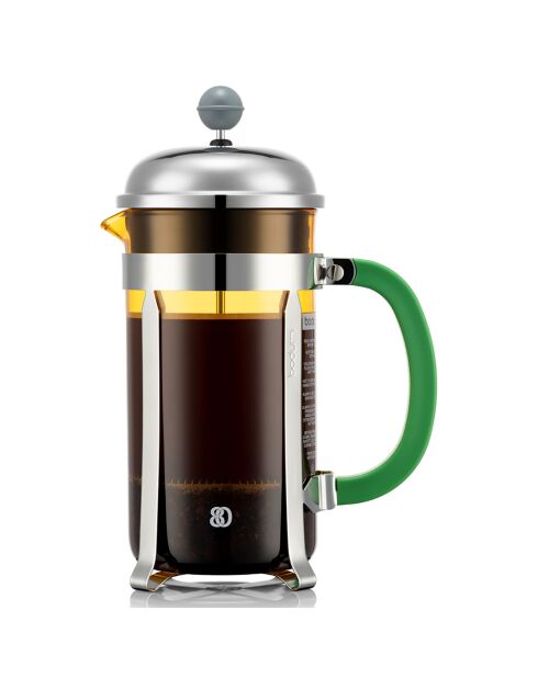 Cafetière à piston Chambord bleu/chrome - 1 L