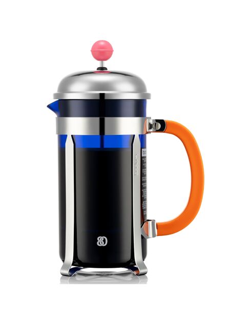 Cafetière à piston Chambord orange/chrome - 1 L