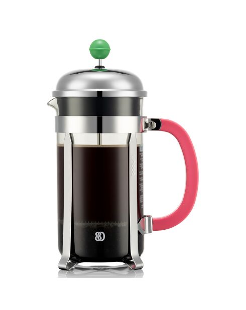 Cafetière à piston Chambord rose/chrome - 1 L