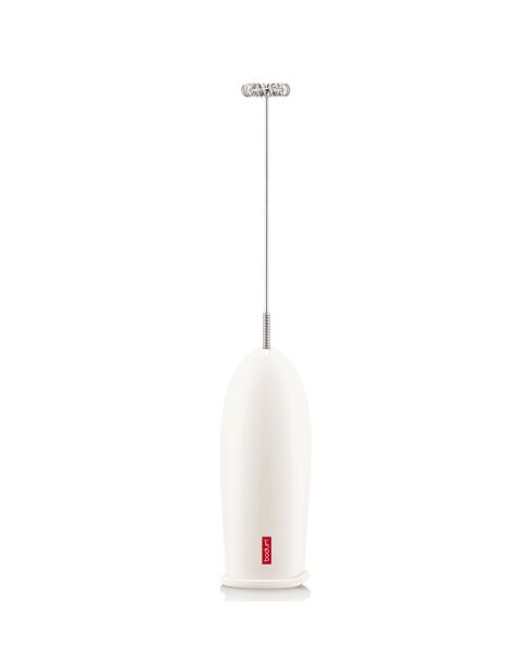 Fouet à lait électrique blanc
