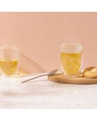 2 Verres double paroi  transparents - 0.35 L