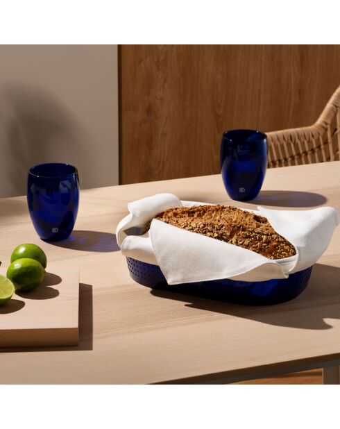6 Verres Pavina espresso double paroi bleu royal - 0.35 L