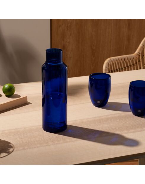 6 Verres Pavina espresso double paroi bleu royal - 0.35 L