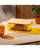 6 Verres Pavina espresso double paroi jaune - 0.35 L