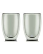 6 Verres Pavina espresso double paroi gris - 0.35 L
