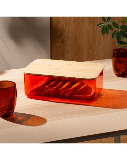 6 Verres Pavina espresso double paroi rouges - 0.35 L