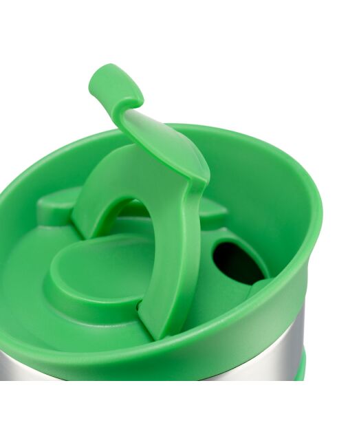 Mug de voyage isotherme en inox double paroi  vert - 0.35 L