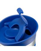 Mug de voyage isotherme en inox double paroi  bleu - 0.35 L