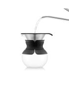 Cafetière filtre permanent maille inox 4 tasses noire - 0.5 L