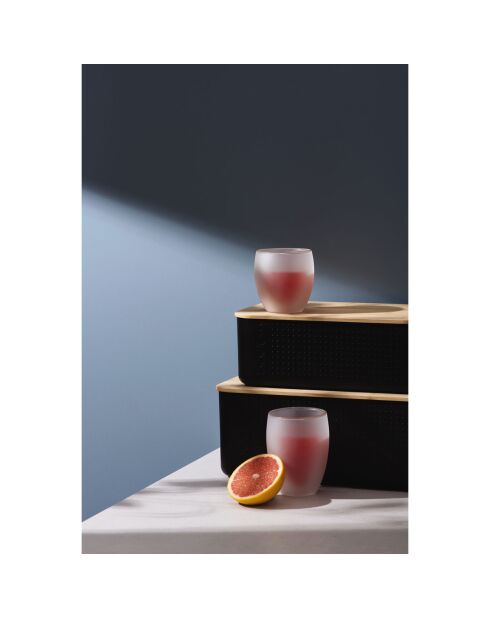 Bistro-Brotkasten kleines Modell schwarz - 2 L