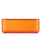 Boite à pain Bistro petit modèle orange  - 29.4x19.4x10.7 cm