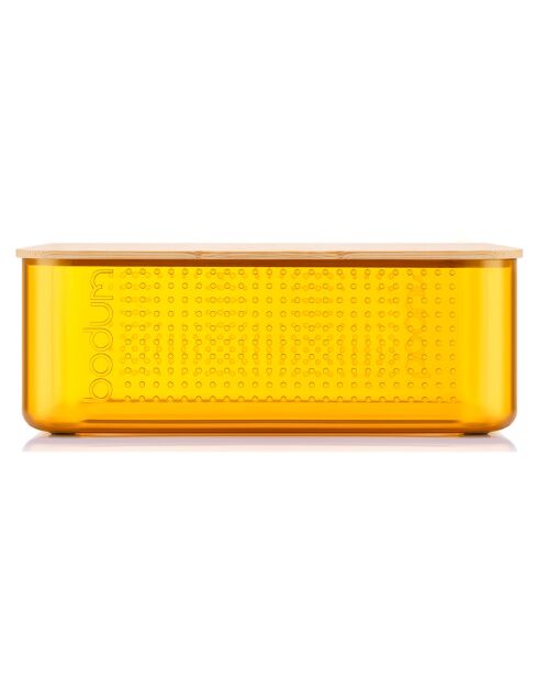 Boite à pain Bistro petit modèle jaune - 29.4x19.4x10.7 cm
