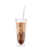 Gobelet à double paroi transparent - 0.6 L