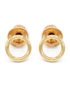 Boucles d'oreilles en Laiton dorées