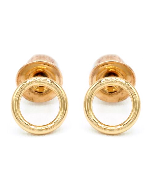 Boucles d'oreilles en Laiton dorées