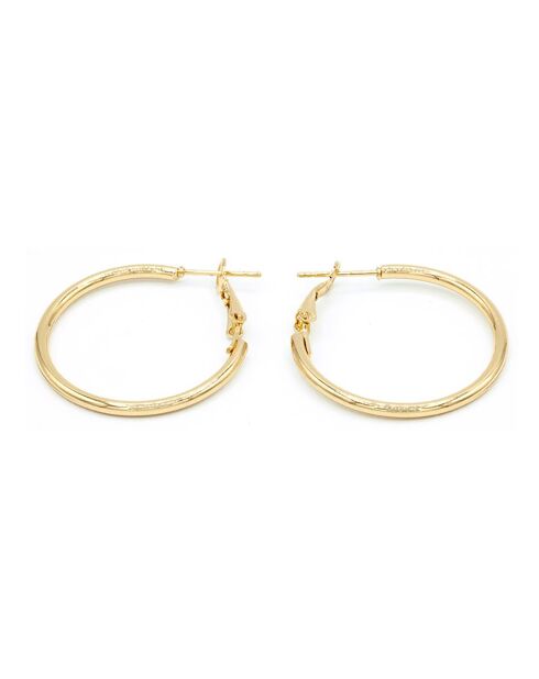 Boucles d'oreilles en Laiton dorées