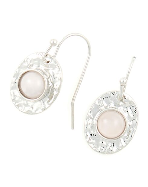 Boucles d'oreilles Haiti en Quartz roses