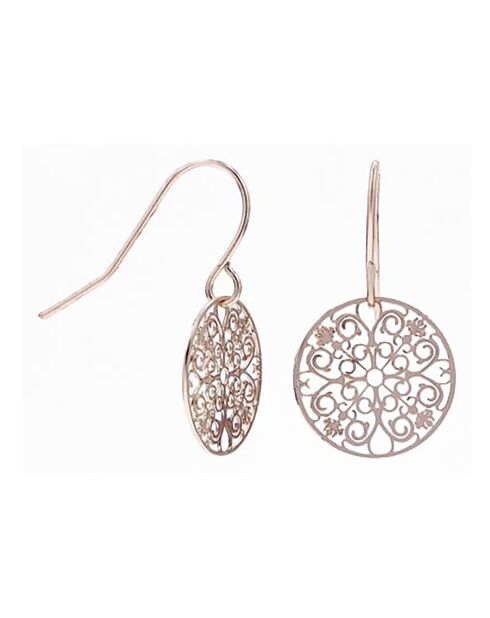Boucles d'oreilles en Laiton dorées