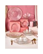 Service de table transparent - 18 pièces