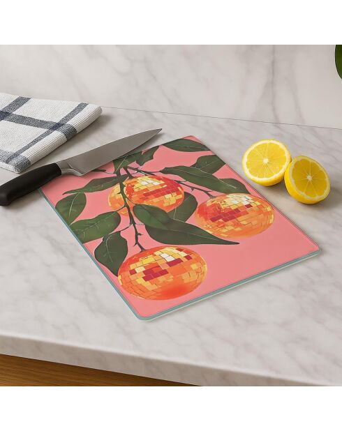 Tabla de cortar multicolor - 30x40 cm