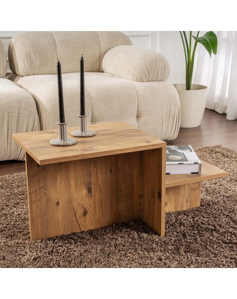 Table basse Harmony atlantic pine - 80x40x40 cm