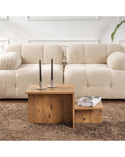 Table basse Harmony atlantic pine - 80x40x40 cm