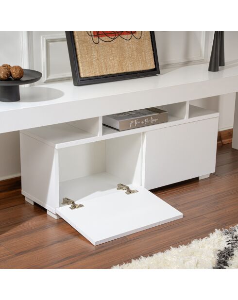 Meuble TV Enclave natural white - 180x50x31.3 cm