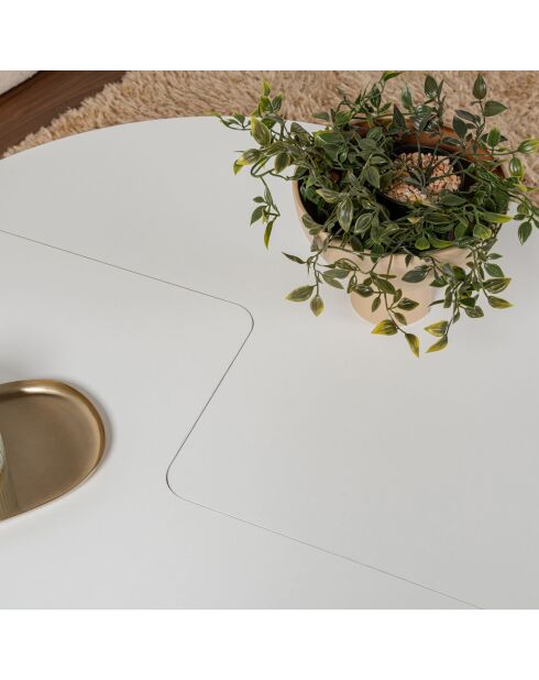 Duo de tables basses Moira natural white - 90x41 cm