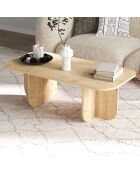 Table basse Becaj sapphire oak - 120x41.4x60 cm