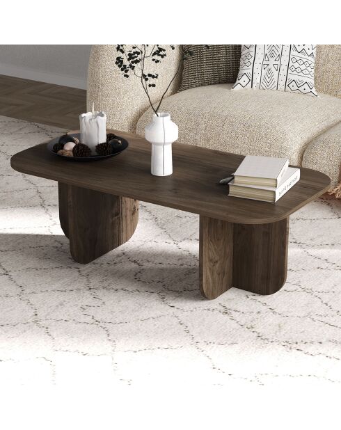 Table basse Becaj walnut - 120x41.4x60 cm
