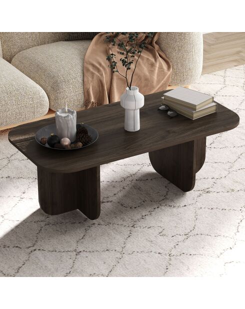Table basse Becaj walnut - 120x41.4x60 cm