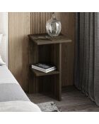 Table de chevet Leray walnut - 36x60x36 cm