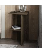 Table de chevet Leray walnut - 36x60x36 cm