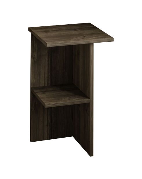 Table de chevet Leray walnut - 36x60x36 cm