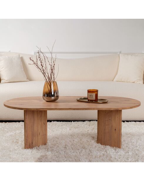 Table basse Sable atlantic pine - 119x40x60 cm