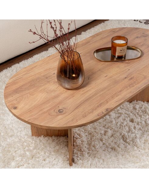 Table basse Sable atlantic pine - 119x40x60 cm