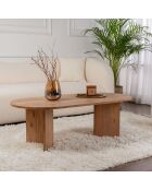 Table basse Sable atlantic pine - 119x40x60 cm