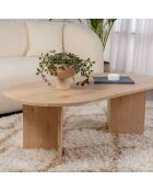 Table basse Sable sapphire oak - 119x40x60 cm