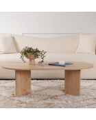 Table basse Sable sapphire oak - 119x40x60 cm