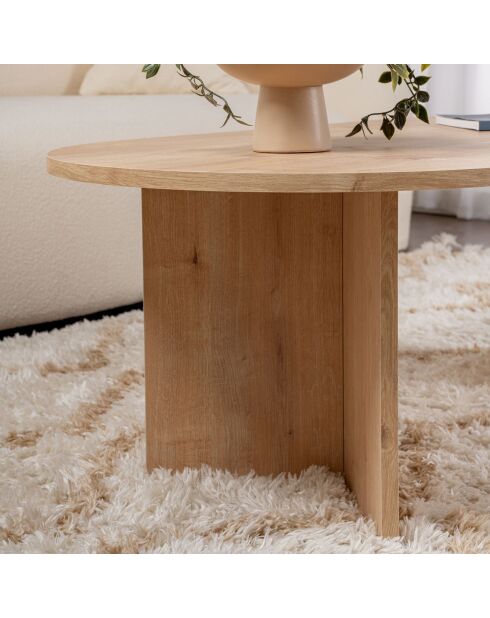 Table basse Sable sapphire oak - 119x40x60 cm