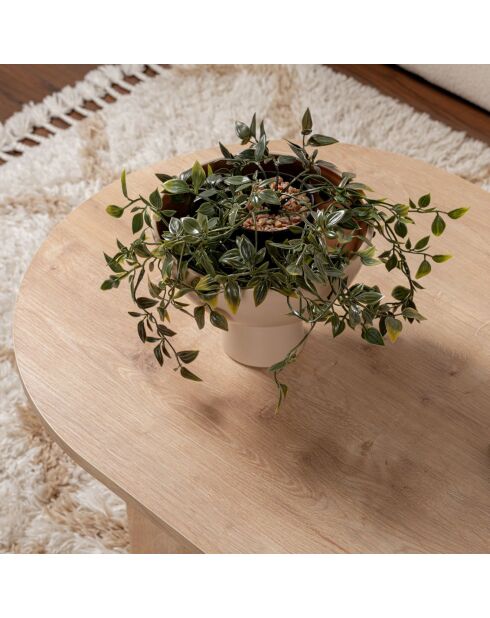 Table basse Sable sapphire oak - 119x40x60 cm
