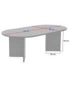 Table basse Sable sapphire oak - 119x40x60 cm