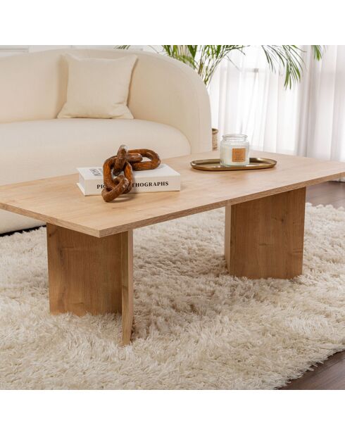 Table basse Sabin sapphire oak - 119x40x60 cm