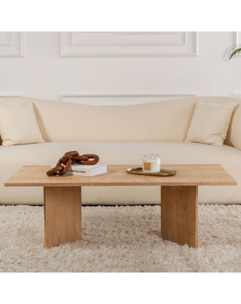 Table basse Sabin sapphire oak - 119x40x60 cm